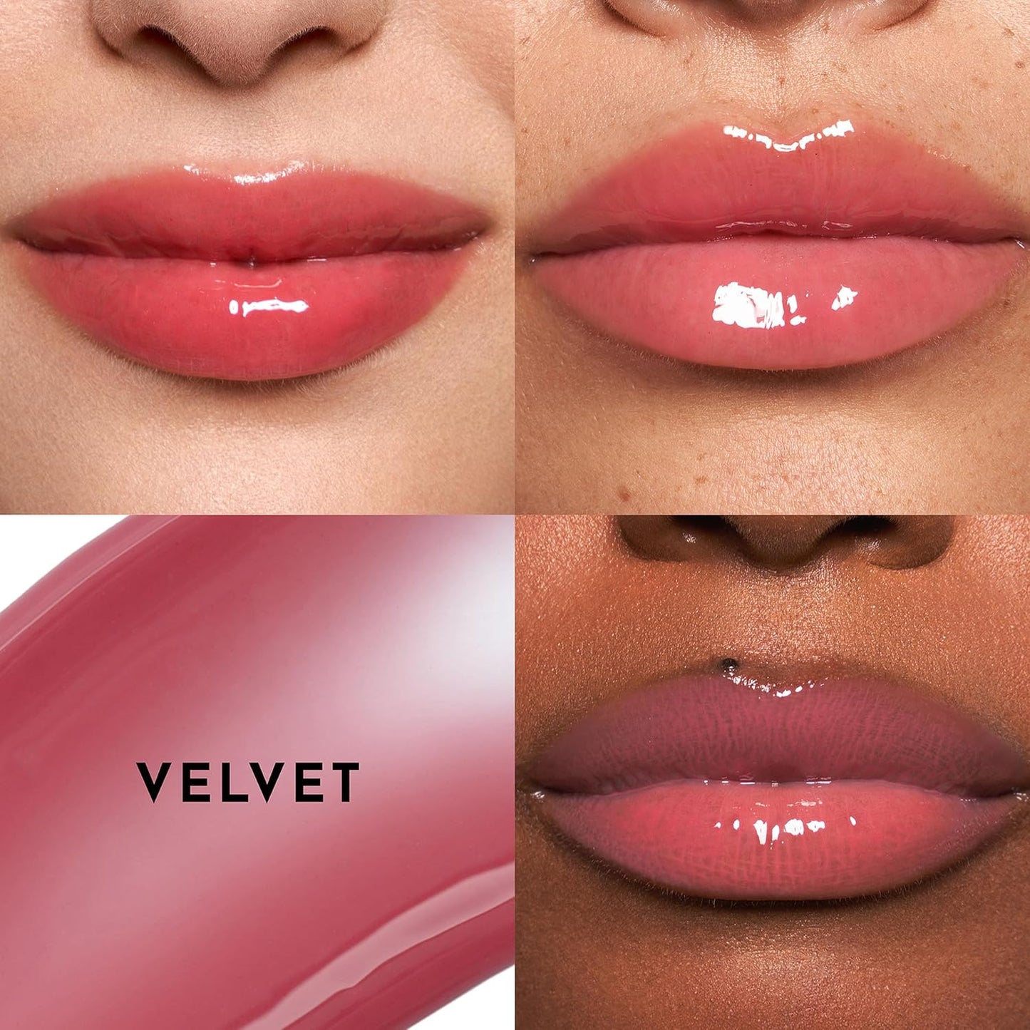Achieve Luscious Lips with Our Velvet Pink Forget the Filler Lip Plumper Gloss - 0.11 Fl Oz