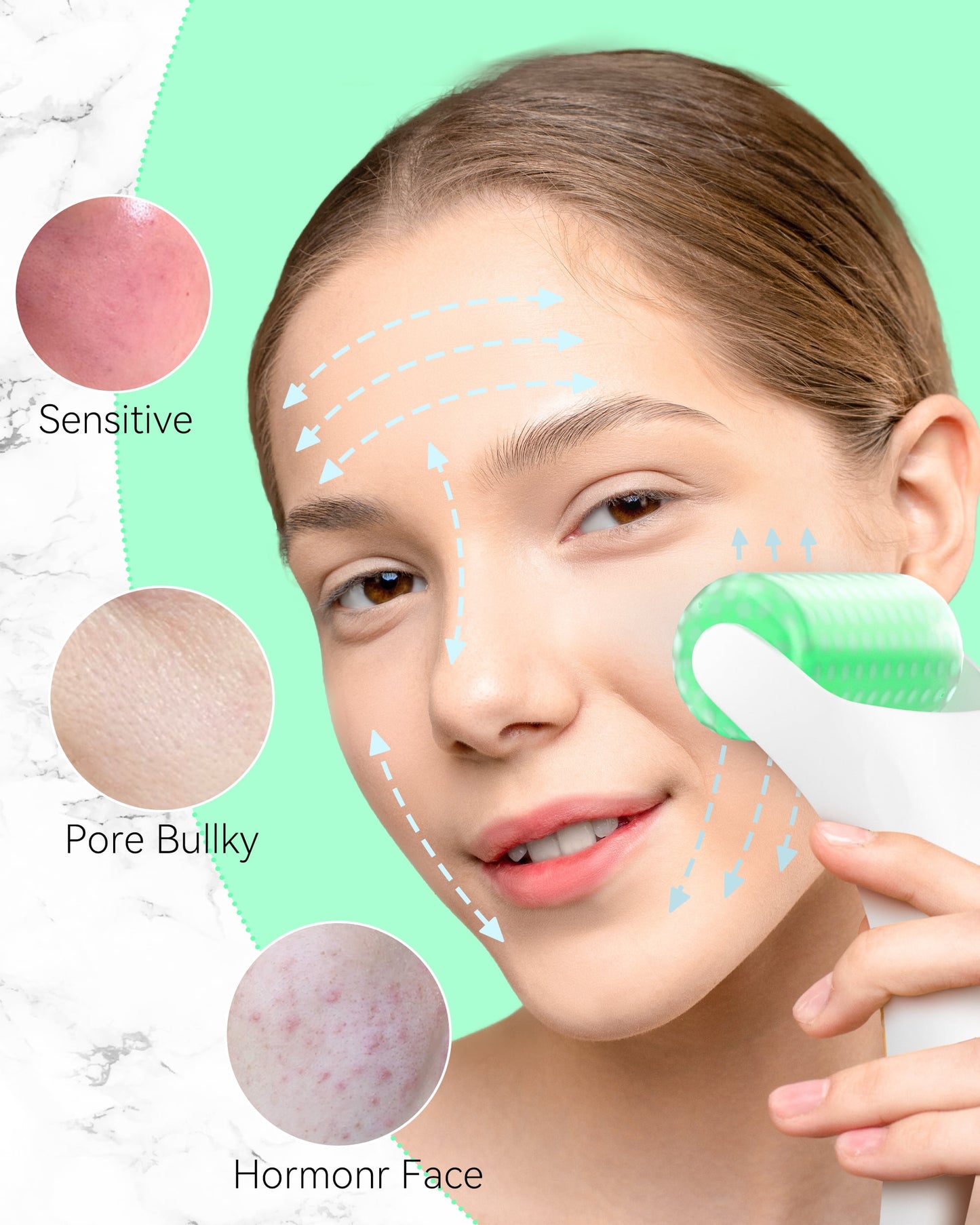 Premium Ice Roller and Gua Sha Massager Set for Facial and Body Care, Ideal for Reducing Puffiness and Enhancing Skin Health - Perfect Gift for Women