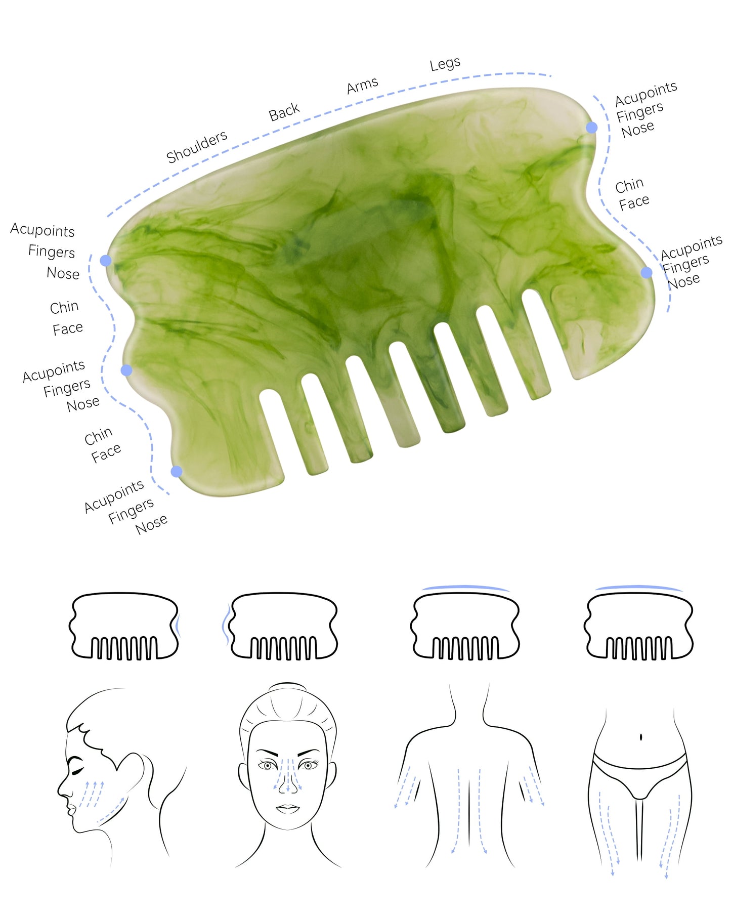 Premium Ice Roller and Gua Sha Massager Set for Facial and Body Care, Ideal for Reducing Puffiness and Enhancing Skin Health - Perfect Gift for Women
