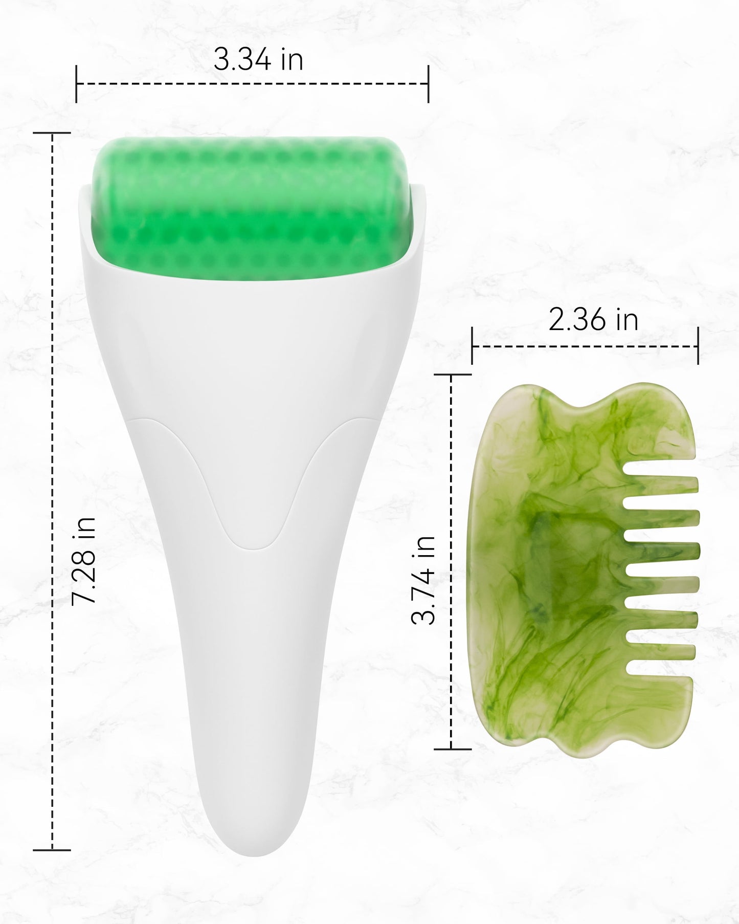 Premium Ice Roller and Gua Sha Massager Set for Facial and Body Care, Ideal for Reducing Puffiness and Enhancing Skin Health - Perfect Gift for Women
