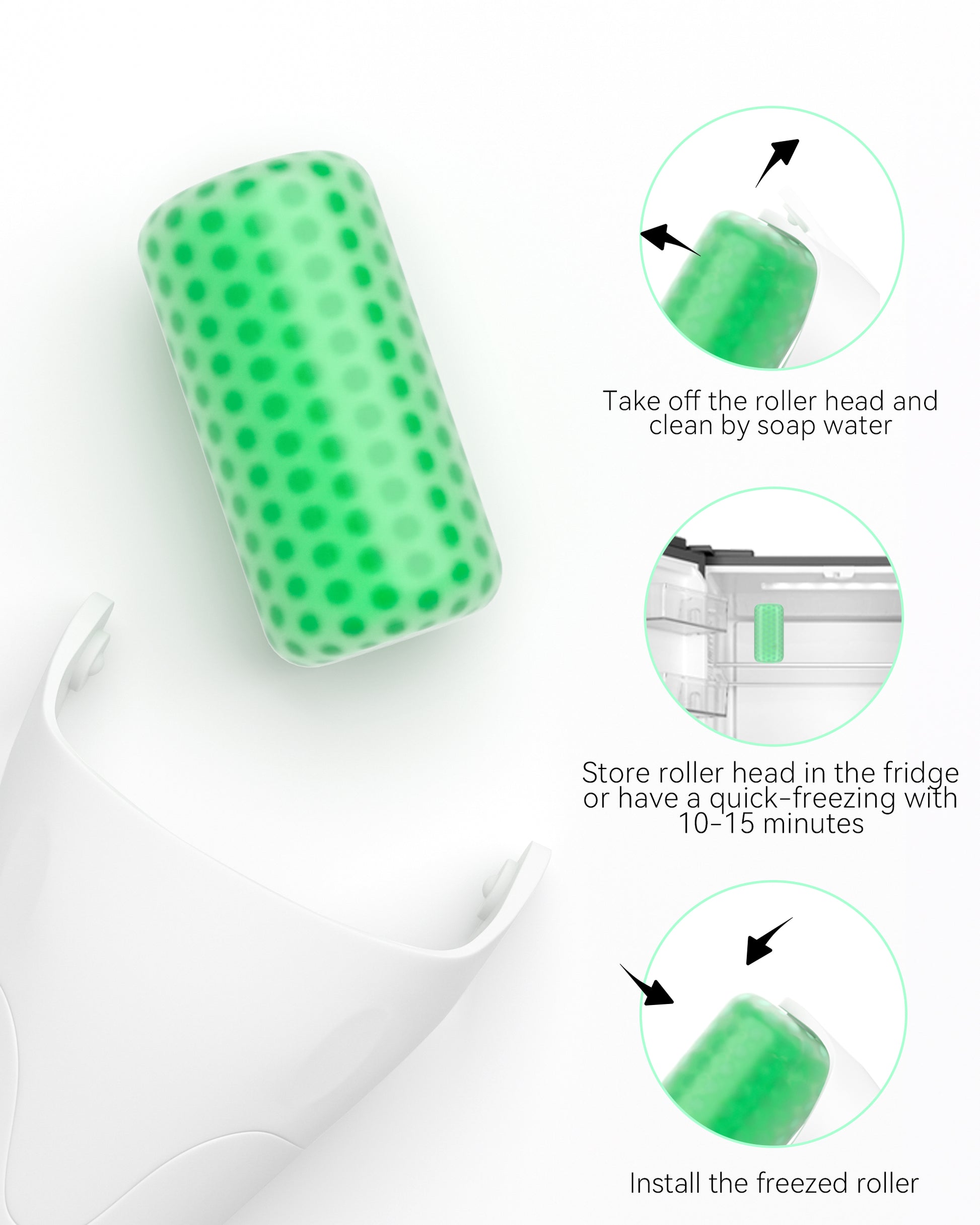 Premium Ice Roller and Gua Sha Massager Set for Facial and Body Care, Ideal for Reducing Puffiness and Enhancing Skin Health - Perfect Gift for Women