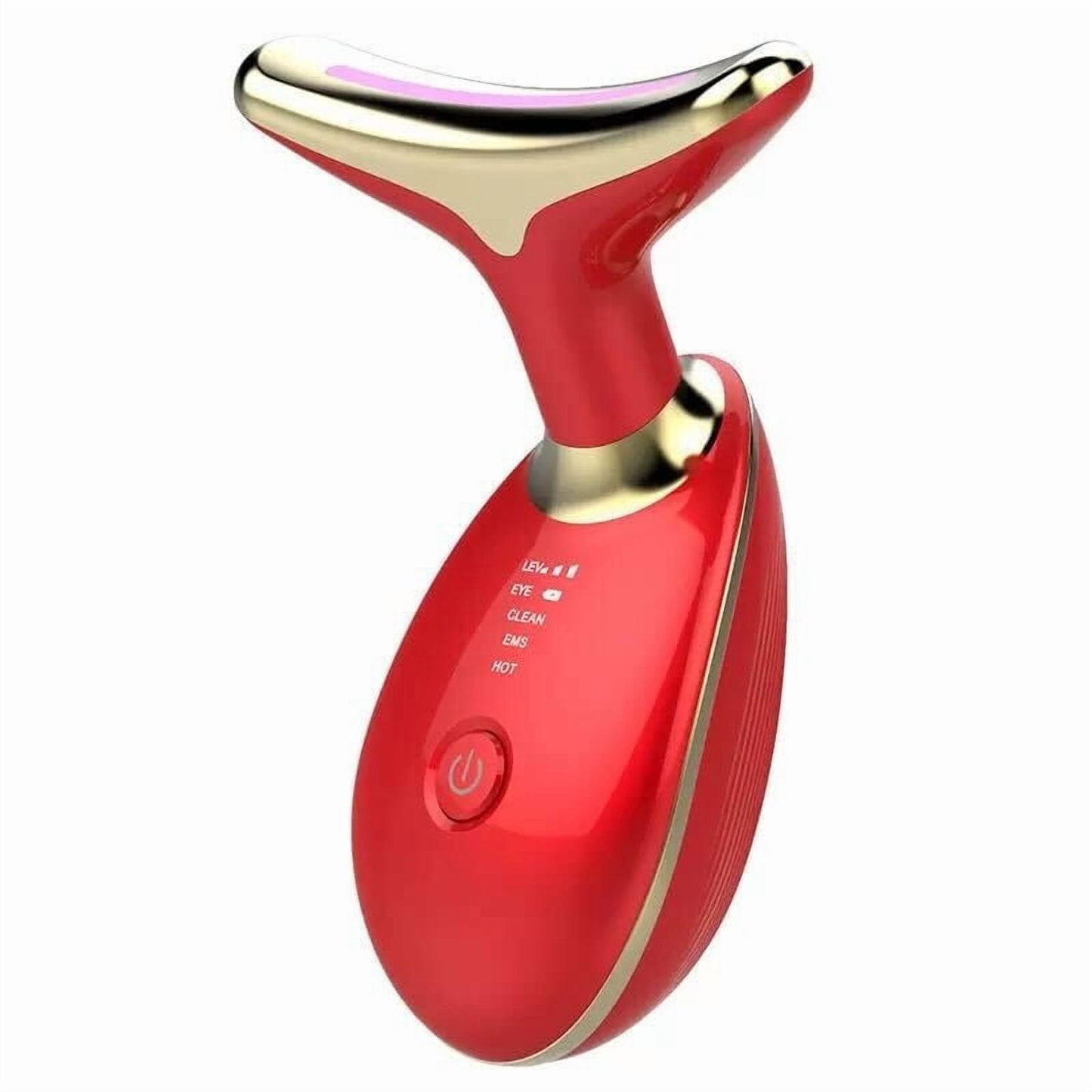 Revitalize Your Skin with the 7-in-1 Dolphin-Shaped Red Light Therapy Massager for Face and Neck - Featuring 7 LED Modes for Ultimate Care
