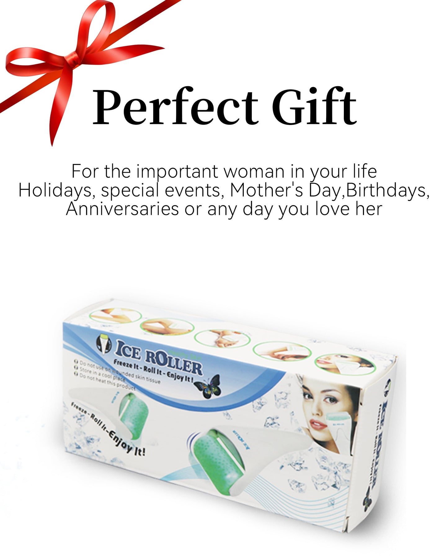 Premium Ice Roller and Gua Sha Massager Set for Facial and Body Care, Ideal for Reducing Puffiness and Enhancing Skin Health - Perfect Gift for Women