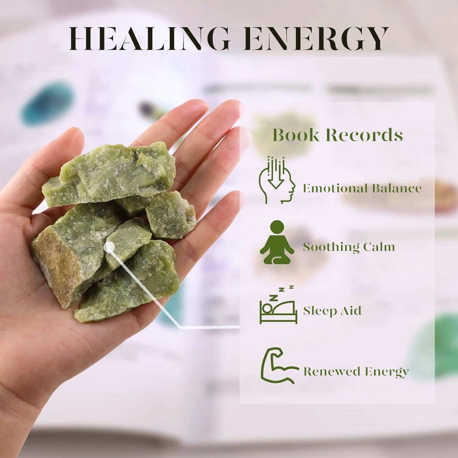 Jade Roller and Gua Sha Set - Natural Jade Facial Massage Tools for Skin Care, Green